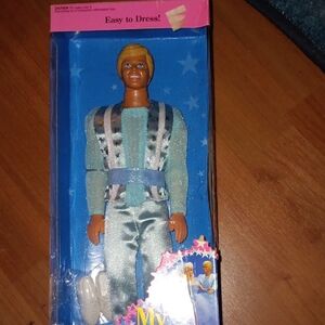 Barbie Ken Doll with Blue Shirt and Blonde Hair